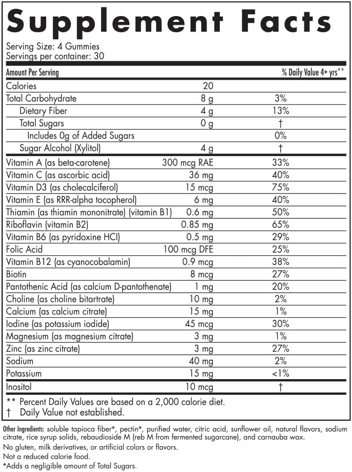 Zero Sugar Kids Multi Gummies 120 Gummies - Nordic Naturals - Healthspan Holistic