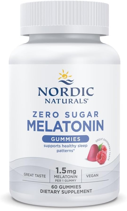 Zero Sugar Melatonin Gummies 60 Gummies - Nordic Naturals - Healthspan Holistic