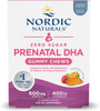 Zero Sugar Prenatal DHA Strawberry Orange 27 Gummy Chews - Nordic Naturals - Healthspan Holistic